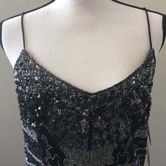 THEIA COUTURE BEADED COCKTAIL DRESS - Picture 2 of 8
